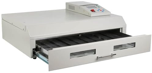 HCAUYNN Machine à Souder par Refusion 0-280 °C RéGlable, Chauffage De Soudage Infrarouge Professionnel, Station De Soudage Intelligente avec éCran D'Affichage,T962C-220V