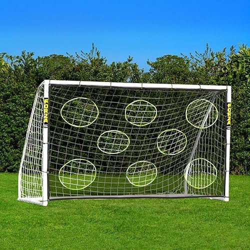 FORZA Match Fußballtor [6 Größen] | Wetterfestes PVC-Fußballtor für Garten & Training | Robustes Gartentor mit optionaler Zielfolie