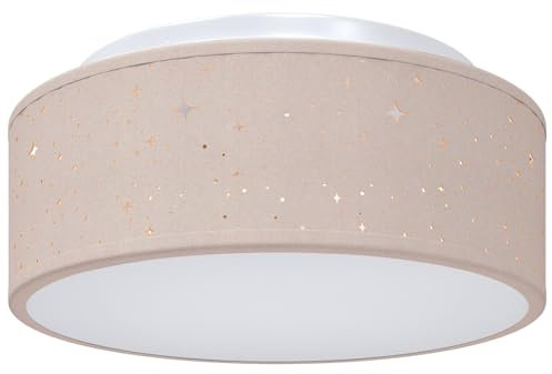 vidaXL Lampada da soffitto Talpa 30 x 30 x 13,5 cm Tessuto