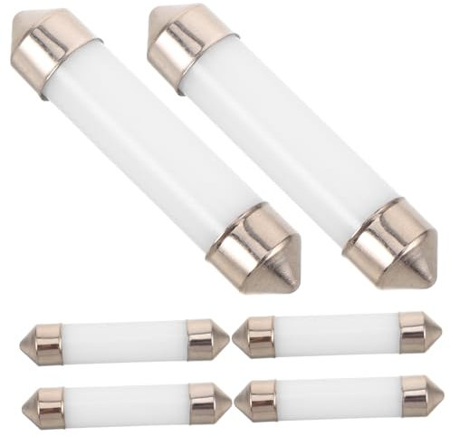 Abaodam Lampadine LED Luce di Lettura 6 Pezzi per Interni Camper e Rimorchio Alta Luminosità, Lunga Durata, Materiale in Vetro e Plastica, per Illuminazione Interna Auto