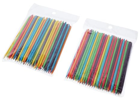 WRITWAA 2paquets Bâtonnets De Buis Pour Manucure Outils Pour Peaux Mortes De Décoration Ongles