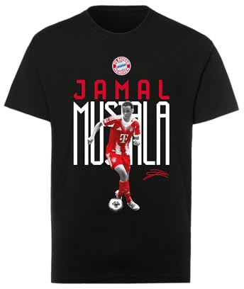 FC Bayern München I T-Shirt Musiala I Kinder I Schwarz I 152