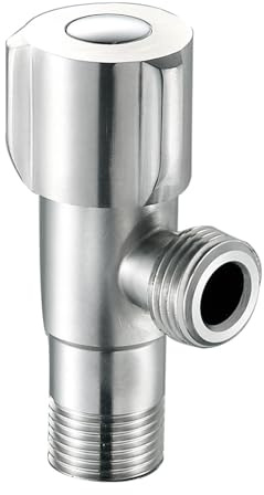 NIHENHAO Valvole di Arresto in Metallo Soluzione di Arresto conveniente Semplici installazioni per Cucina Bagno e Servizi igienici