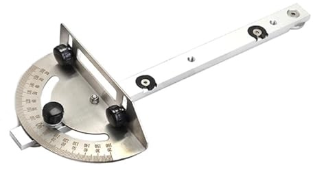 1 pezzo di calibro for troncatrice for banchi da lavoro, sega da tavolo, fresatrice, righello for assemblaggio di seghe, attrezzi for falegnameria fai da te