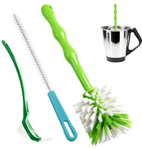 3er Reinigungsbürste Set für Thermomix TM7/TM6/TM5/TM31 & Monsieur Cuisine, Nylonborsten Spülbürste Reinigungsbürste für Thermomix Zubehör