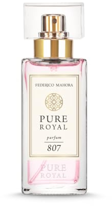 PURE ROYAL 807 Perfume Femenino 50 ml – Bergamota, Neroli & Petitgrain – Jazmín & Lirio del Valle – Cedro y Almizcle – Fragancia Floral Fresca 20%