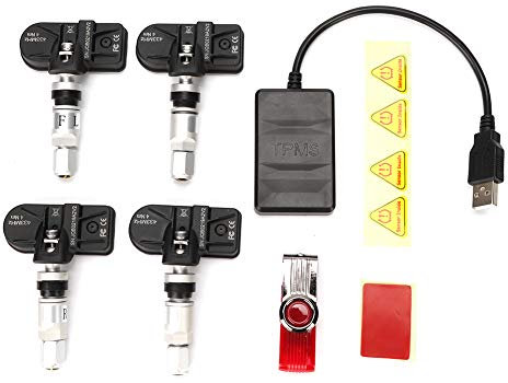 Tire Pressure Monitor System Auto Car USB TPMS with Internal Sensor for Android Navigation