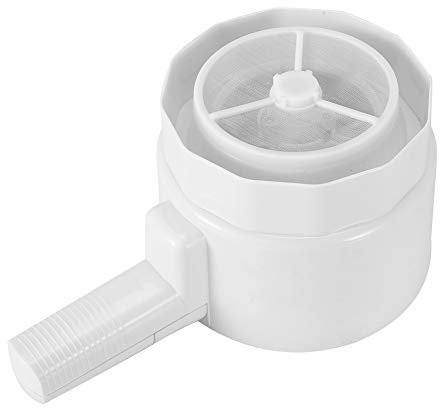 Mehlsieb, Mehlstreuer Kunststoff, Einhand Sieb Mit Deckel, Elektrischer Puderzuckersieb Mit Griff, Mehlsiebbecher, Puderzuckermühle, Feines Netz Zum Backen Batteriebetriebener Handsieb Mehlsieb