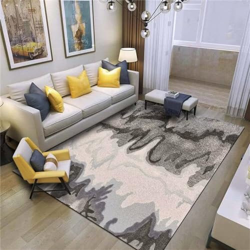 RUGMRZ Auto Teppiche Geometrie Salon schöne deko grau Teppich Für Esszimmer tepiche für küche Auto teppiche Teppich weich300x400CM