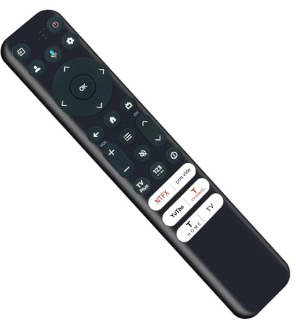 RC813-FMB1 Télécommande vocale remplacée -VINABTY-fit pour télécommande TCL 8K Smart TV RC902V RC813FMB1 W8U-RC813 65R635 40S330 32S330 75R648 43S434 50S434 65S434 70S430