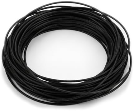 Cordón de cuero negro para hacer joyas, 1,5 mm redondo, 5 metros, cuero vacuno auténtico, cuerda de cuero auténtico para collares, pulseras y colgantes, cordón de cuero negro y cordón de cuero