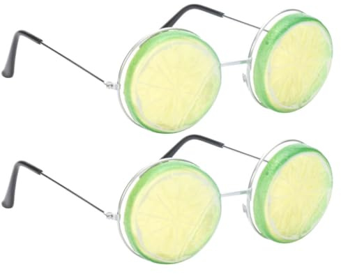 MAGICLULU Zitronen-Partybrille Lustige Cosplay Brille Für Strandparty Und Hochzeitsfoto Requisiten Mit Leichter Robuster Struktur