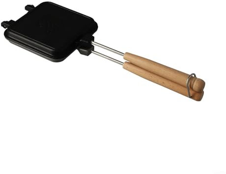 Gaufrier en fonte fiable pour gaufres et sandwichs salés