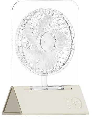 Genérico Ventilador Personal Plegable - Ventiladores Pequeños de Mesa Personal - Dispositivo de Enfriamiento con 4 Velocidades y Regulador de Aire para Hogar Oficina Viaje