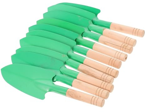 ROMISBABA 10pièces Truelle De Jardinage Pelle Outils De Jardinage à Main pour Plantes Fleurs Et Sols Léger Et Solide