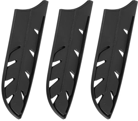 QUARKZMAN 3 Fundas Protectoras Para Cuchillos Negro