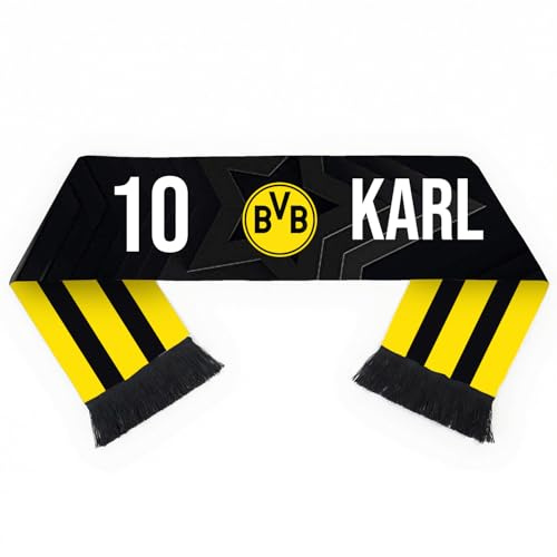 Wanapix | Fanschal Bedrucken | Personalisierter Fußballschal | 130x20cm | Waschmaschinengeeignet