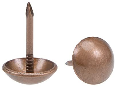 sourcing map 20Stk.Polsternagel 11mm Kopfdurchmesser Antik rund Reißzwecken Kupfer