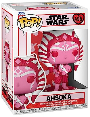 Funko Pop! Star Wars: Valentines - Ahsoka Tano - The Mandalorian - Vinyl-Sammelfigur - Geschenkidee - Offizielle Handelswaren - Spielzeug Für Kinder und Erwachsene - TV Fans - Modellfigur Für Sammler