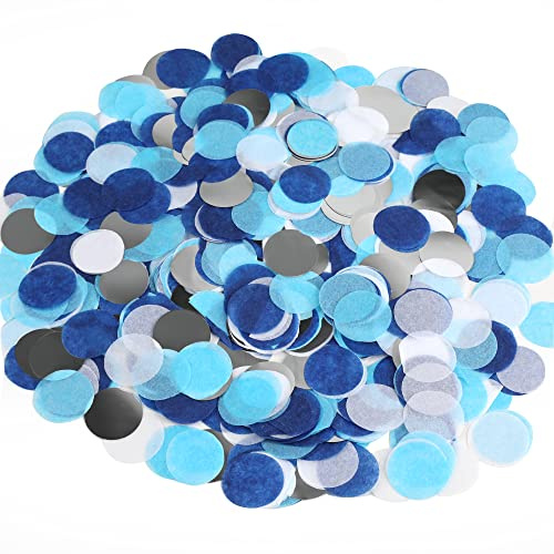 VCOSTORE 5000 piezas de papel de seda redondo de confeti, puntos para decoración para fiesta de cumpleaños o boda