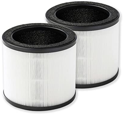 PUREBURG Replacement True HEPA Filters Compatible with Breville BAP007 BAP009 & Holmes HPA360W Air Purifier, also Compatible with Bionaire True HEPA 360° Air Purifier,2-Pack