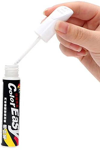 Supatmul Auto Kratzer Reparaturstift Lackstift, Autokratzer Entferner Lackstift wasserdichte Autolack Kratzer Entferner Stift Kratzerentferner Lackreparaturstift Autolack Reparaturstift, 10 ml, Weiss