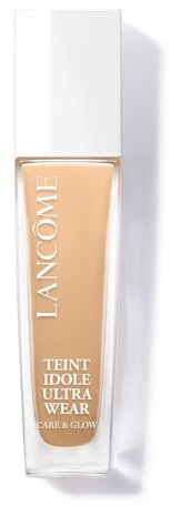 Lancôme Teint Idole Ultra Wear Care & Glow Foundation 335W, feuchtigkeitsspendende Foundation in Beige mit natürlichem Glow-Finish, bis zu 24h Halt, geeignet für alle Hauttypen, 30ml