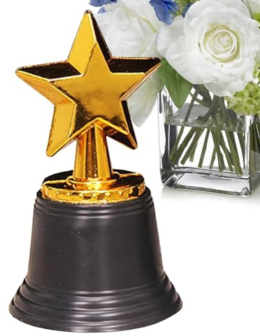 Trofeos Estrella Dorada, Trofeos Oro | Trofeos de s Accesorios para eventos - Copa de trofeos del del trofeo para niños, decoración de escritorio del del trofeo pequeño, ganador del torneo, rellenos d