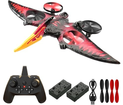 Jaming Pterodaktil drönare dinosaurie för barn och vuxna lätt att flyga drake fjärrstyrda flygplan för nybörjare hobby RC flygplan leksak födelsedagspresenter för barn
