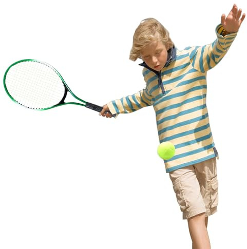 Tennisracket för barn – lätt tennisracket, tennisutrustning för barn, tennisracket med fodral | tennisracket med bra kontroll och bra grepp för nybörjare och flickor, födelse