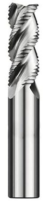 1 stück Fräser Legierung Beschichtung Wolfram Stahl Werkzeug Cnc Bearbeitung 4 Blatt Schrupp Schaftfräser HRC55 Fräser for Metall(6.0x25Cx6Dx100L,Aluminum)