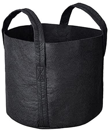 Yardwe 5st Pflanzsack Aus Filz Luftpflanzen Tasche Wiederverwendbare Einkaufstüten Luftbefeuchter Pflanzgefäße Für Freilandpflanzen Anlage Im Freien Zuchtbeutel Mit Fenster Black