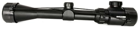 Genérico Visor Raccoon 3-9x40, Retícula Iluminada Roja/Verde, 31 cm, con Killflash y Protector de Lente. Uso Exclusivo para Airsoft