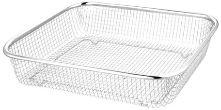 POPETPOP Colador De Malla Para Cocina Acero Inoxidable Pequeño, Cesta De Drenaje Para Frutas y Verduras, Acero Resistente y Duradero, Sin Olores, Uso Doméstico, Cesta Multifunción De Lavado