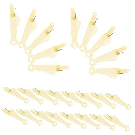 Sewroro 30 Pezzi Infila Ago Automatico Bocca di Pesce per Macchine da Cucire Strumento Portatile per Cucito Fai da Te Inseritore Rapido per Aghi Lazo