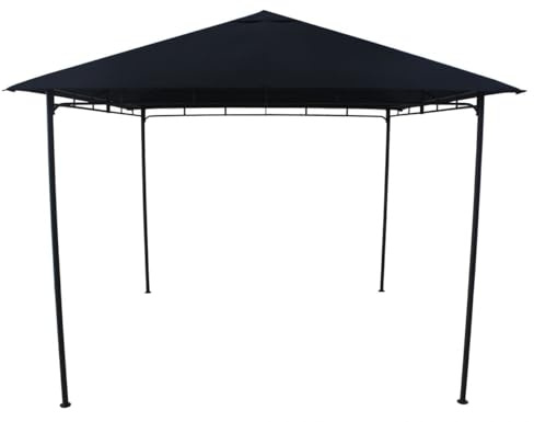 TrendLine Ersatzdach 2,95 x 2,95 m für Pavillon Como Schwarz Pavillondach