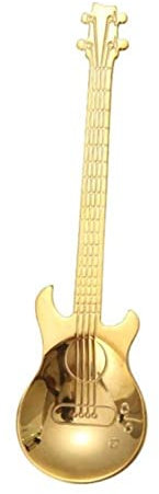 Stakee Edelstahl Kaffeelöffel Gitarre Geformt Teelöffel Eislöffel Milch Kaffeelöffel Küche Flüstern Zubehör