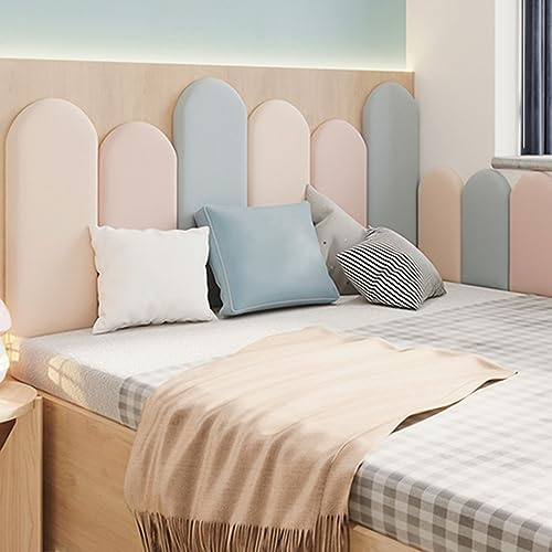 3D Wandpaneele Wandverkleidung Selbstklebend, PU Wasserdicht Wandpolster Kinderzimmer, Wandpaneele Gepolstert, Wandkissen Zum Aufhängen für Kopfteil Bett 120 150 180cm Ndkissen Kinderzimmer ( Farbe :