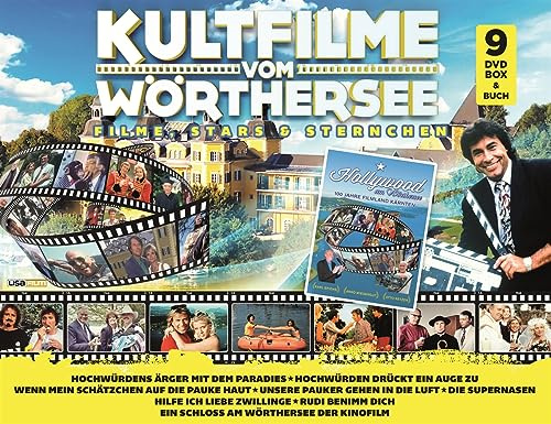 Kultfilme Vom Wörthersee: Filme, Stars & Sternchen (9 DVDs & Buch)