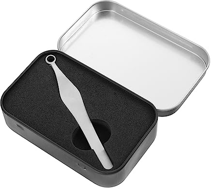 Didiseaon 3 Piezas pinzas para recortar el pelo de la nariz pinzas de acero inoxidable pinza de pestañas recortadora removedor de pinza nasal herramienta de corte cabello barba