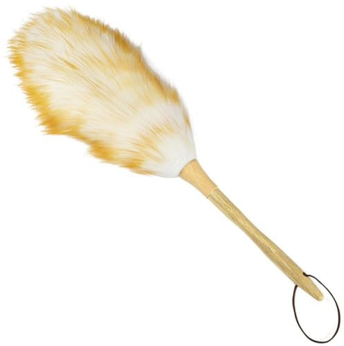 Dinntty Plumeau en Laine De Nettoyage Ménager, Brosse De Nettoyage De Voiture, Balayage De Poussière, Dépoussiérage D'artefact, Brosse Douce pour Le Nettoyage