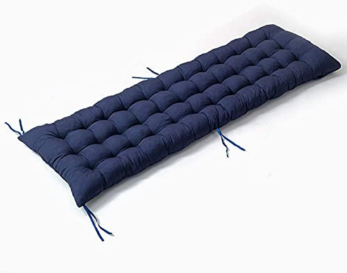 Moderne getuftete Baumwoll-Bankauflage für 2- und 3-Sitzer-Gartenmöbel, dicke und bequeme Polsterung für Terrasse, Küche, Esszimmer, Schaukelliege, Chaiseliege, Innen- und Außenbereich