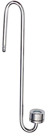 BESPORTBLE Praktischer Edelstahl Refining Glass Tube Für Aquarien Durchmesser Injektionssysteme Poliert Und Einfach Zu Montieren