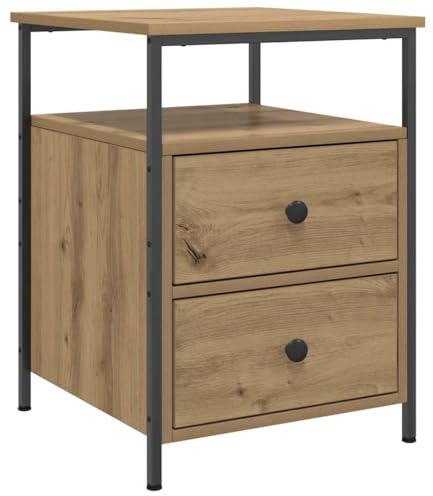 vidaXL Nachttisch Artisan-Eiche 44x45x60 cm Holzwerkstoff