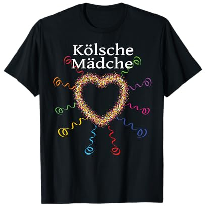 Konfetti im Herzen Köln Rut und Wiess Karnevalskostüm Kostüm T-Shirt