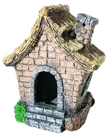Fonowx Casa per Pesci, Decorazione per Acquario, Rifugio per Giardini E Giardini