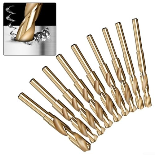 Broca de cobalto de 12 mm y 20 mm, vástago pequeño, acero de alta velocidad para carpintería y proyectos de metal (20 mm)