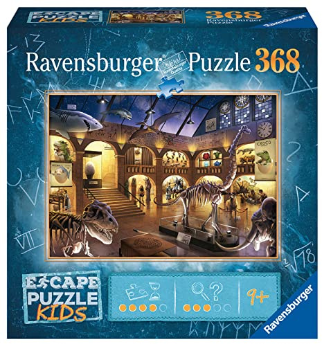 Ravensburger - Puzzles Escape Room: Das Naturhistorische Museum | Puzzle 9 Jahre oder mehr | 368-teiliges Kinderpuzzle | Geschenk für 9 Jahre, 70 x 50 cm Puzzles