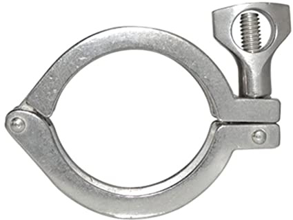 0,5'' 1,5 2 2,5 3 4 Edelstahl Tri Clamp Clover SS304 mit Silikondichtung (Size : 3Inch (Flange91))