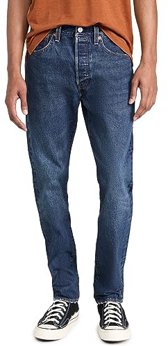 Levi's Men's 501 Slim Taper Jeans, Blast of Blue Selvedge, 29